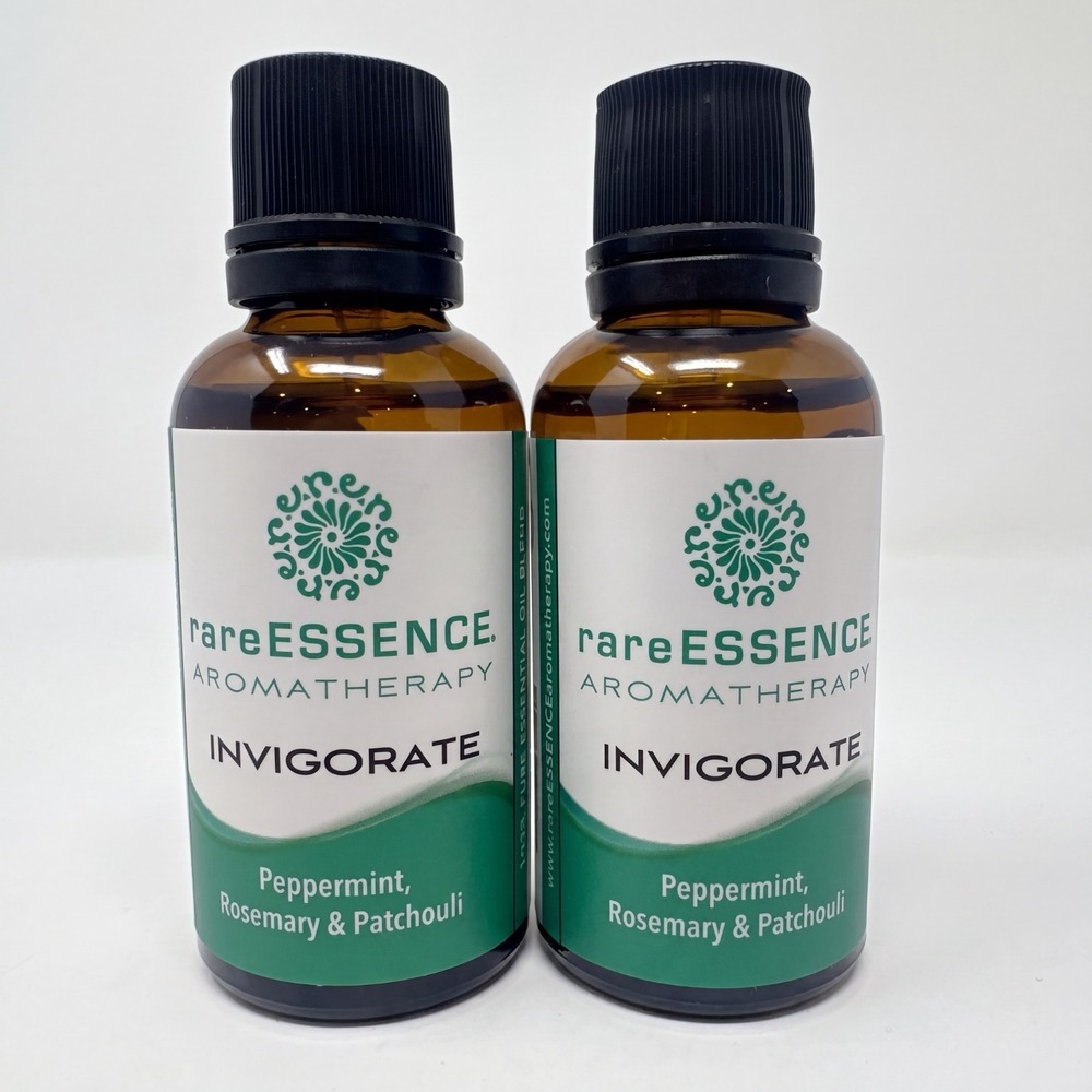 2 RareESSENCE Aromatherapy Invigorate 100% Pure Essential Oil Blend 30ml 1 Fl Oz